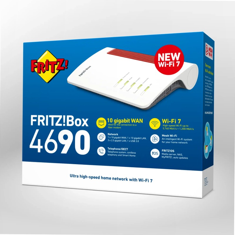 FRITZ!Box 4690 7 Gbit/s 10 gigabit