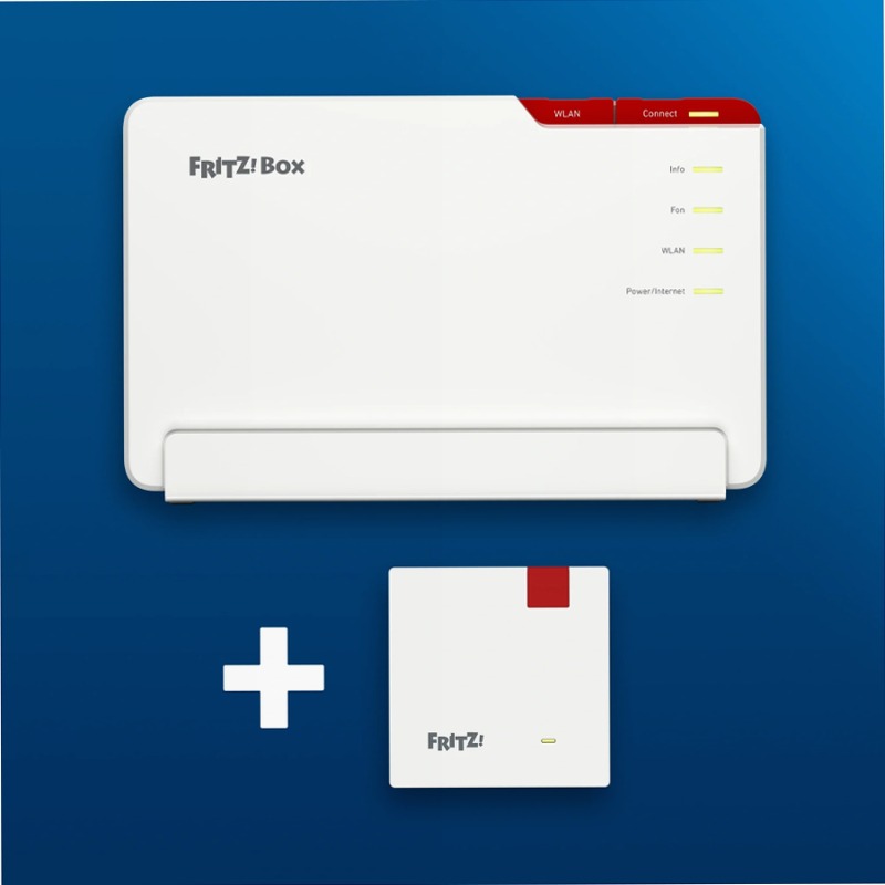 Pacchetto FRITZ! Wi-Fi 7 DSL Pro 1 tribanda DSL e fibra ottica