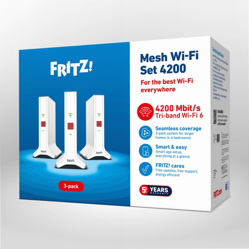 FRITZ!Mesh Wi-Fi Set 4200 Wi-Fi 5