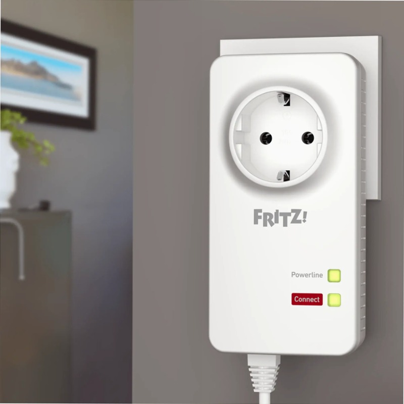FRITZ!Powerline 1220 2 Presa integrata 1200 1200Mbps Presa integrata
