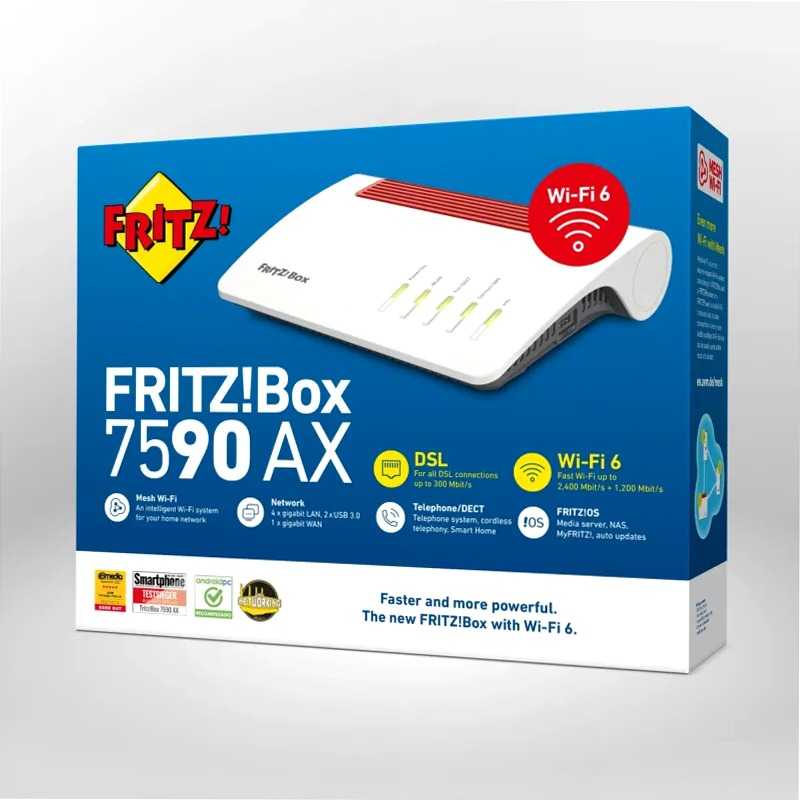 FRITZ!Box 7590 AX 5 300Mbps 300 DSL