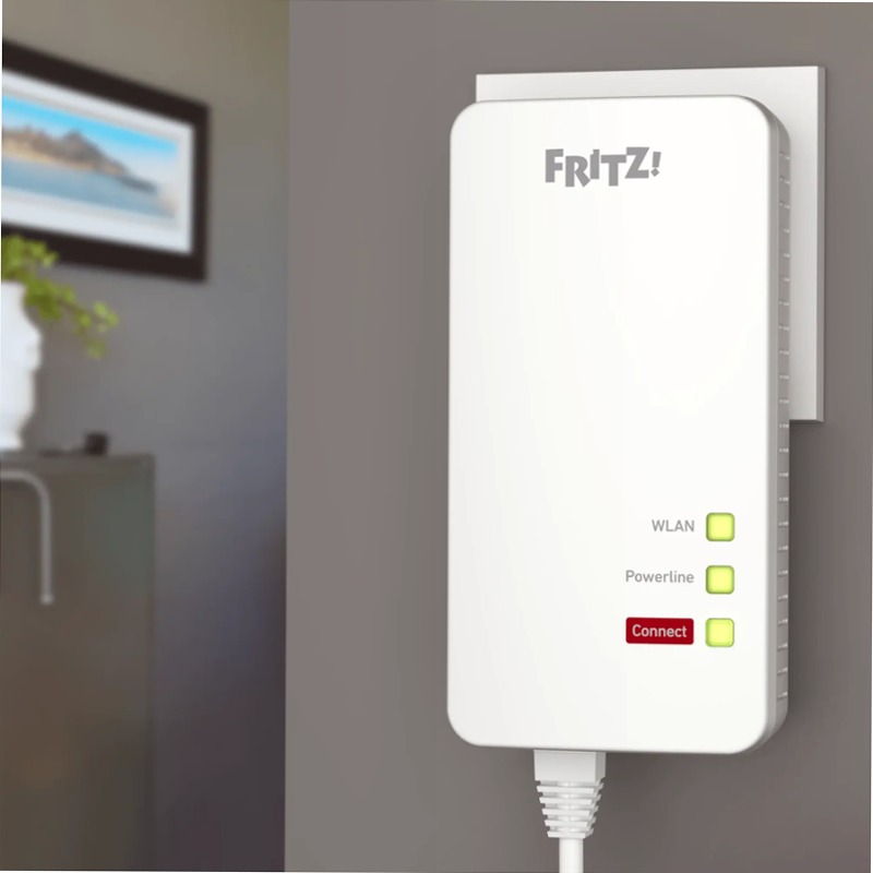 FRITZ!Powerline 1260 WLAN Set Presa Passante 1.200 Mbit/s Wi-Fi