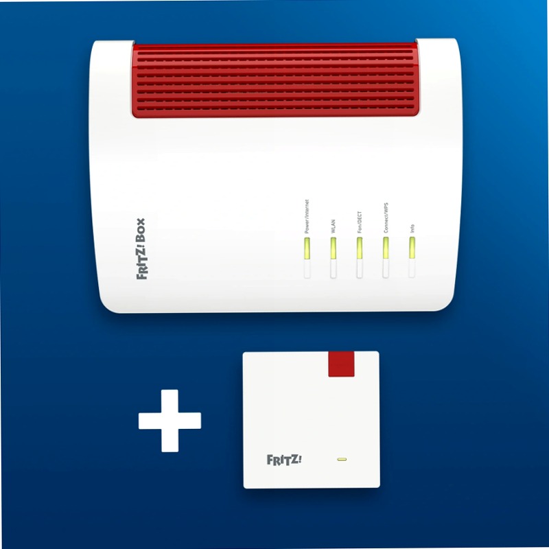 Pacchetto FRITZ! Wi-Fi 7 Rete 1 fibra ottica