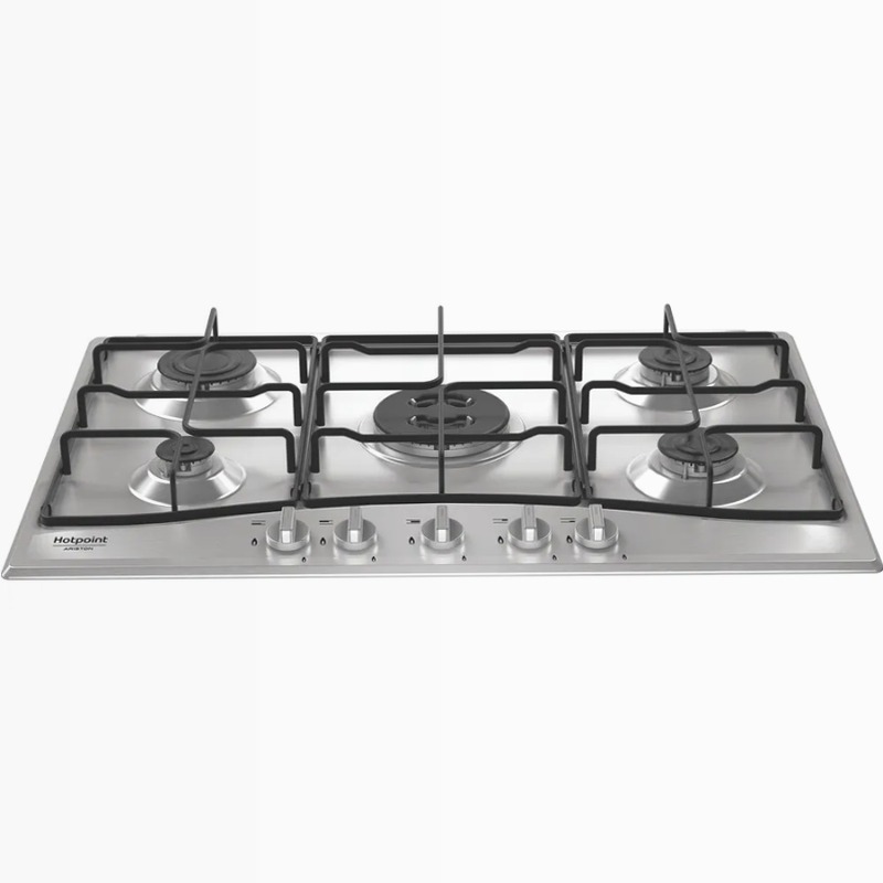 Piano cottura a gas Hotpoint Ariston: 5 fuochi, - PCN R753N T/IX/HA
