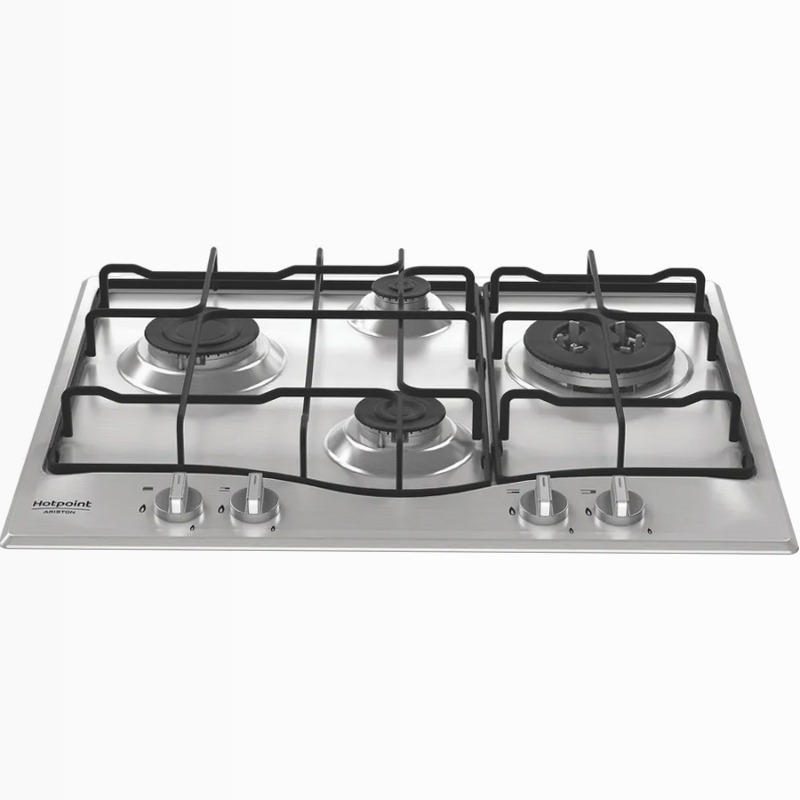 Piano cottura a gas Hotpoint Ariston: 4 fuochi, - PCN R643N T/IX/HA