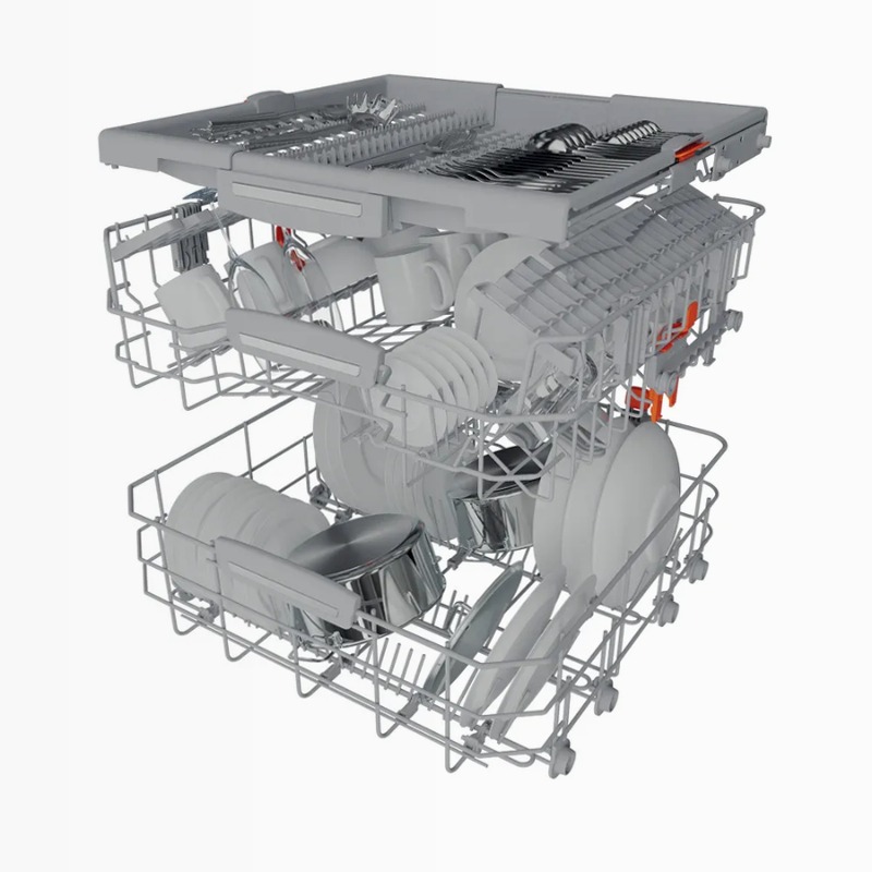 Lavastoviglie Hotpoint Ariston HIS 7040 W C 14 Acciaio Incasso