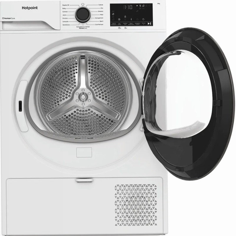 Asciugatrice Slim Délica Hotpoint Ariston - HPT 83D BS IT 8kg D Bianco