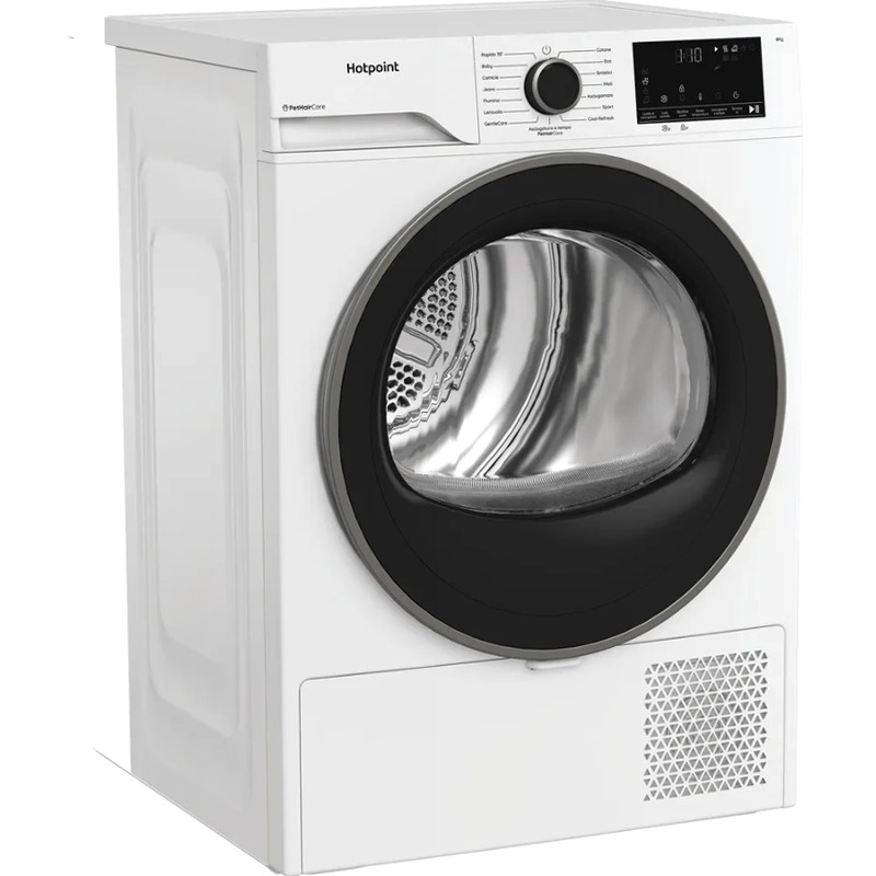 Asciugatrice Slim Délica Hotpoint Ariston - HPT 83D BS IT 8kg D Bianco