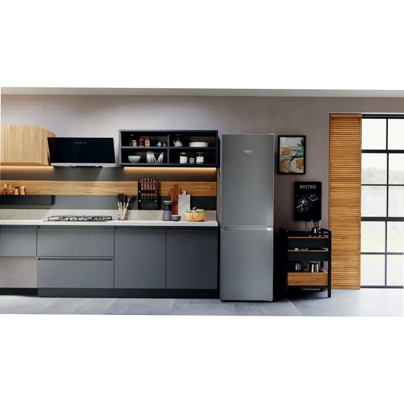 Frigorifero combinato Hotpoint Ariston HAFC8 TIA22SX A 104lt Libera