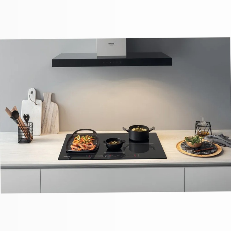 Piano Cottura Induzione Hotpoint Ariston HS 1677C NE Nero A 4