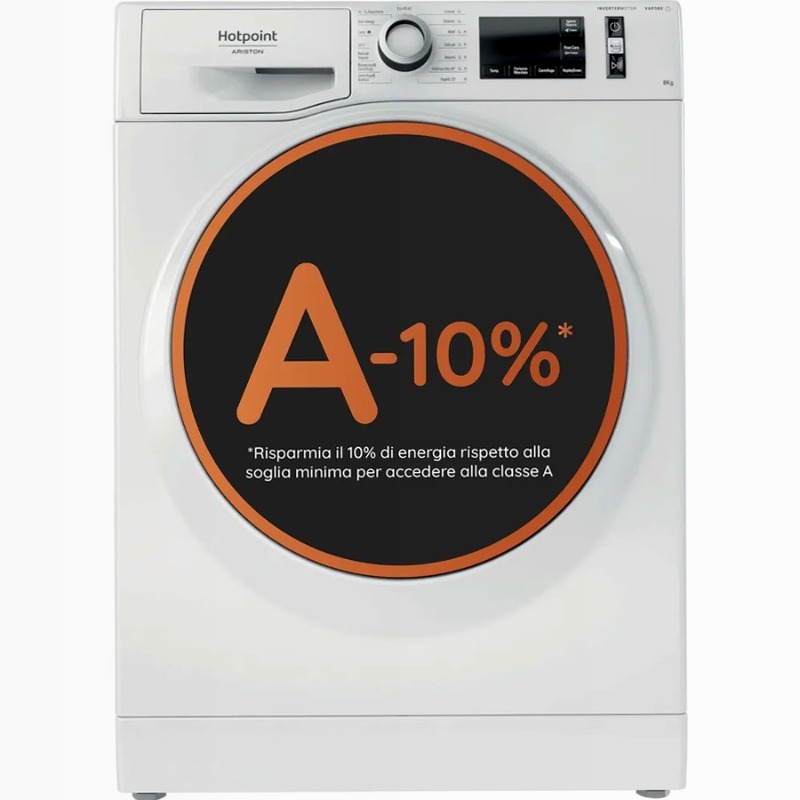 Lavatrice a libera installazione a carica frontale Hotpoint Ariston: 8,0 kg, - NG 847 WM A IT
