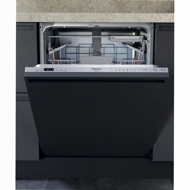 Lavastoviglie Hotpoint Ariston HIC 3C41 CW C 14 Argento Incasso