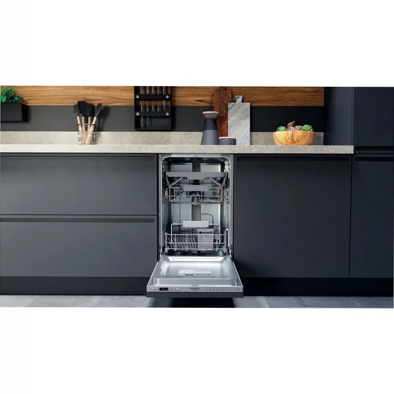 Lavastoviglie Hotpoint Ariston HSIC 3T127 C 10 Argento Incasso