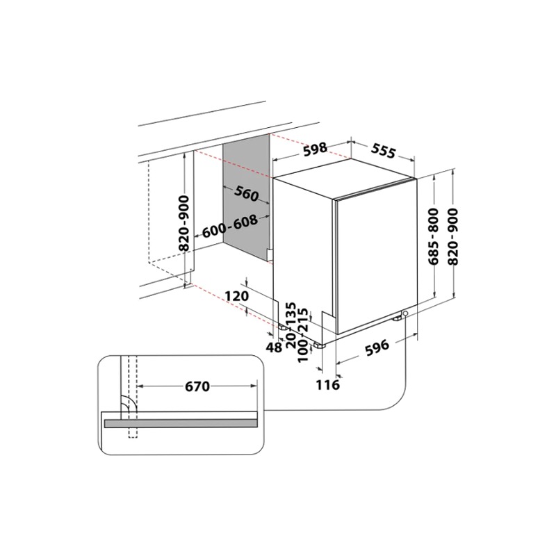 Lavastoviglie Hotpoint Ariston HIS 3010 13 Bianco Incasso