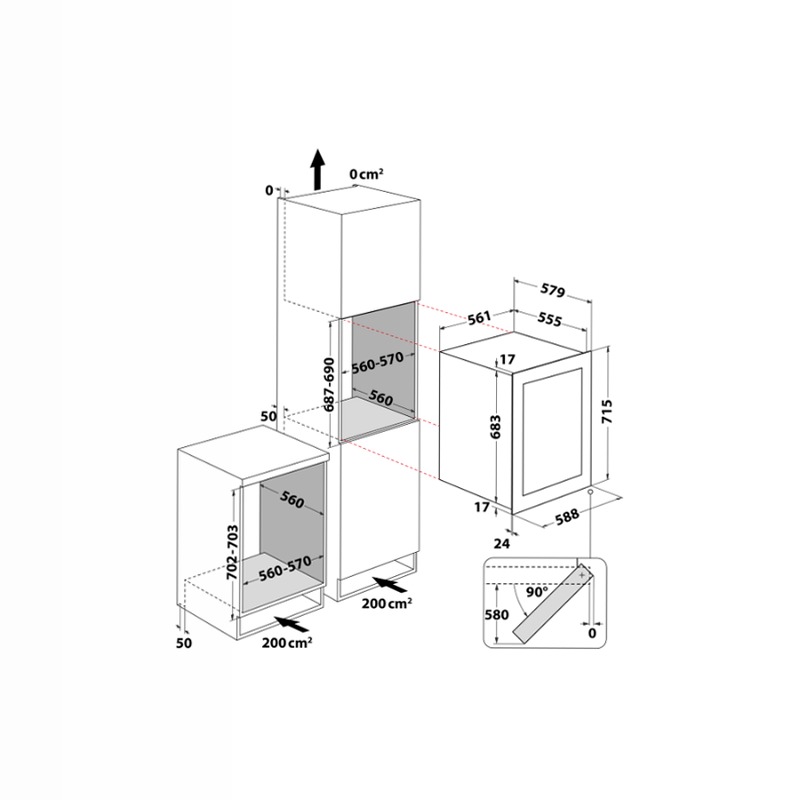 Cantinetta vino Hotpoint Ariston