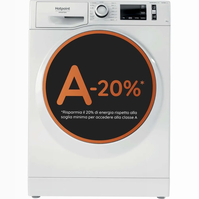 Lavatrice a libera installazione Hotpoint Ariston NG98W IT 1400rpm 9kg Bianco