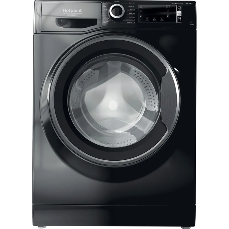 Lavatrice nera Hotpoint Ariston NBT 116 BLACK IT Nero Libera