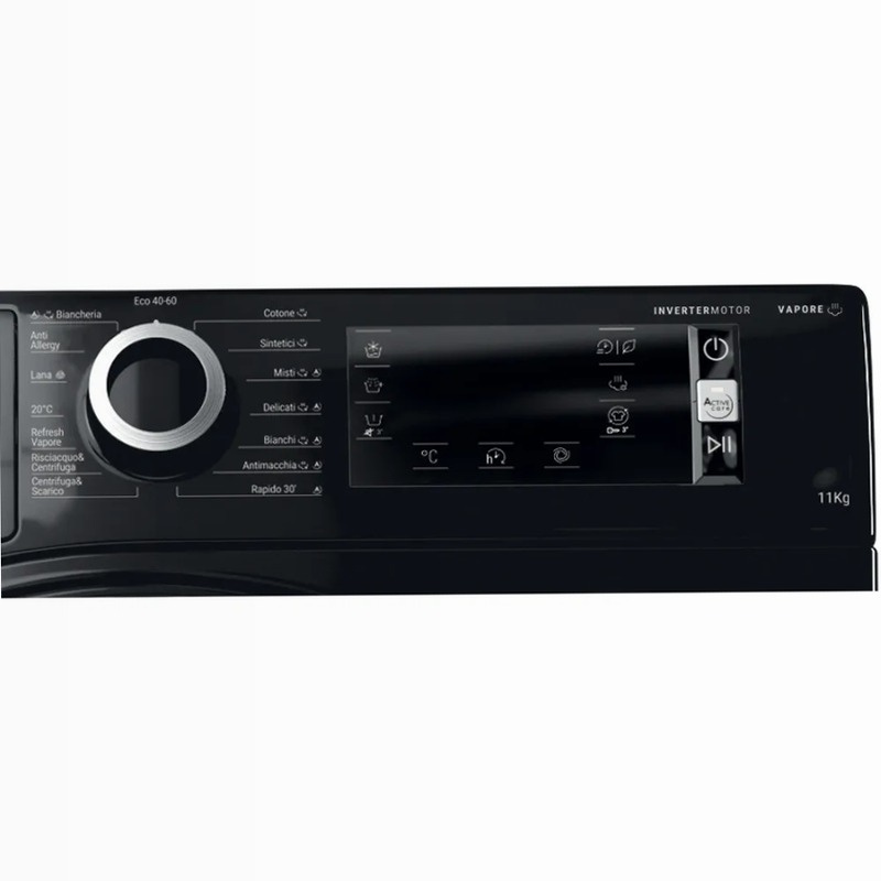 Lavatrice nera Hotpoint Ariston NBT 116 BLACK IT Nero Libera