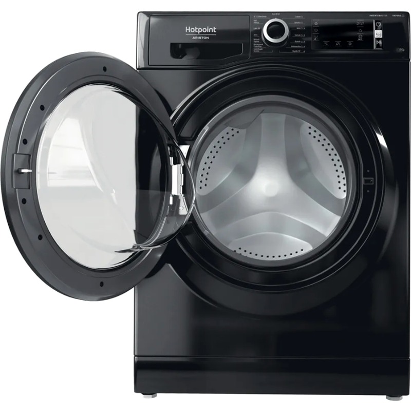 Lavatrice nera Hotpoint Ariston NBT 116 BLACK IT Nero Libera