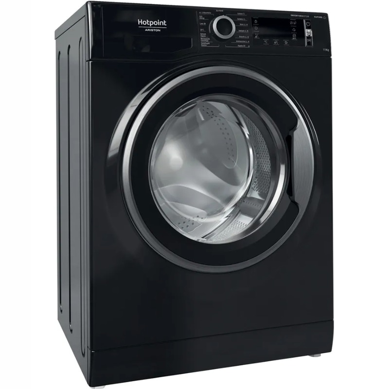 Lavatrice nera Hotpoint Ariston NBT 116 BLACK IT Nero Libera