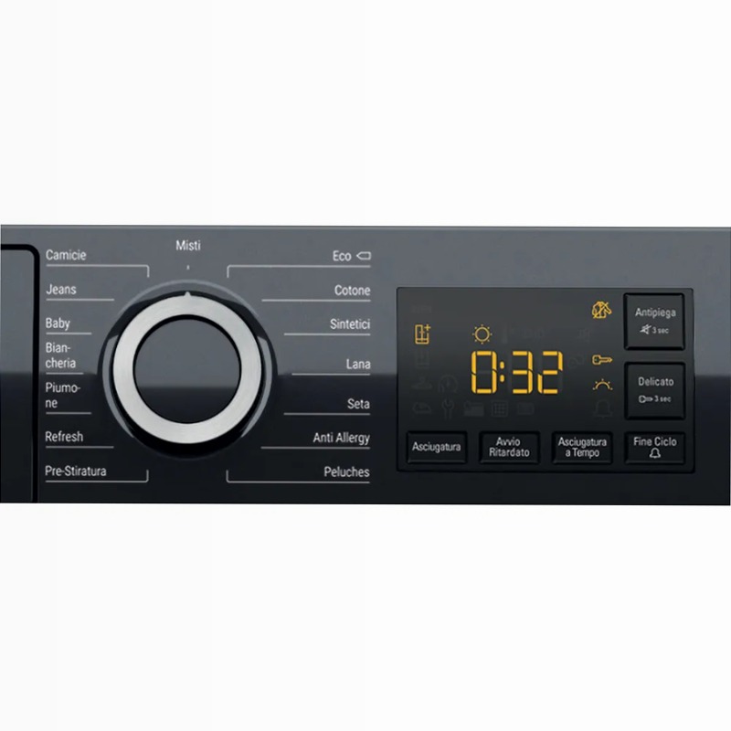 Asciugatrice nera Hotpoint Ariston NTS M11 A Nero