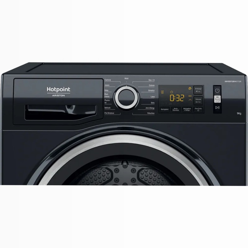 Asciugatrice nera Hotpoint Ariston NTS M11 A Nero