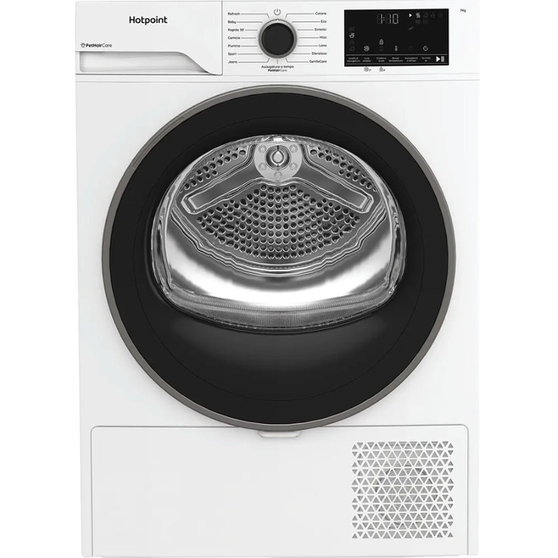 Asciugatrice Délica Hotpoint Ariston HPTS 74D BS IT C Bianco