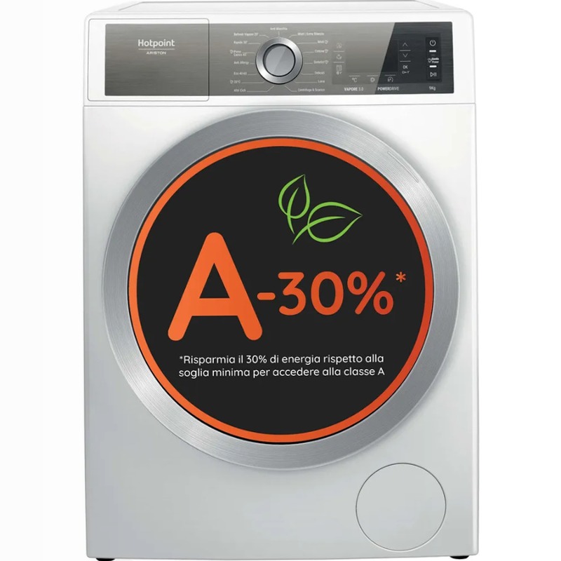 Lavatrice a libera installazione Hotpoint Ariston H7 99 GPOWER IT Bianco