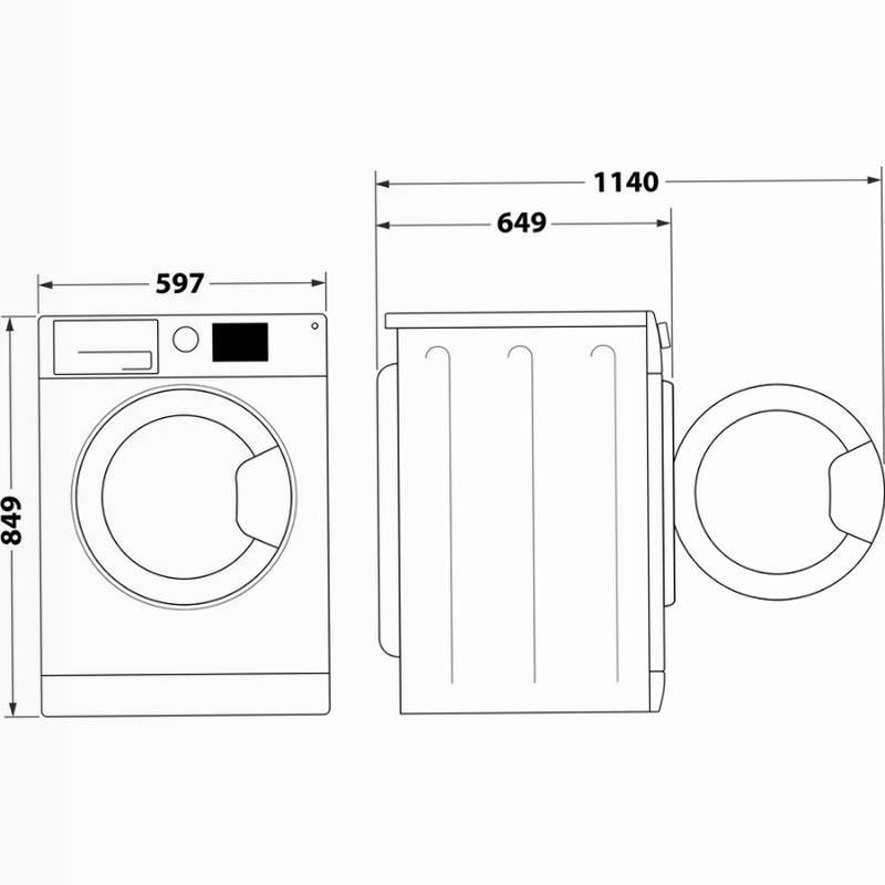 Asciugatrice a libera installazione Hotpoint Ariston H8 D94WB IT Bianco
