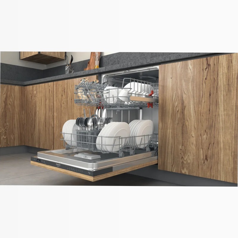Lavastoviglie Hotpoint Ariston H2I HKD526 D 14 Nero Incasso
