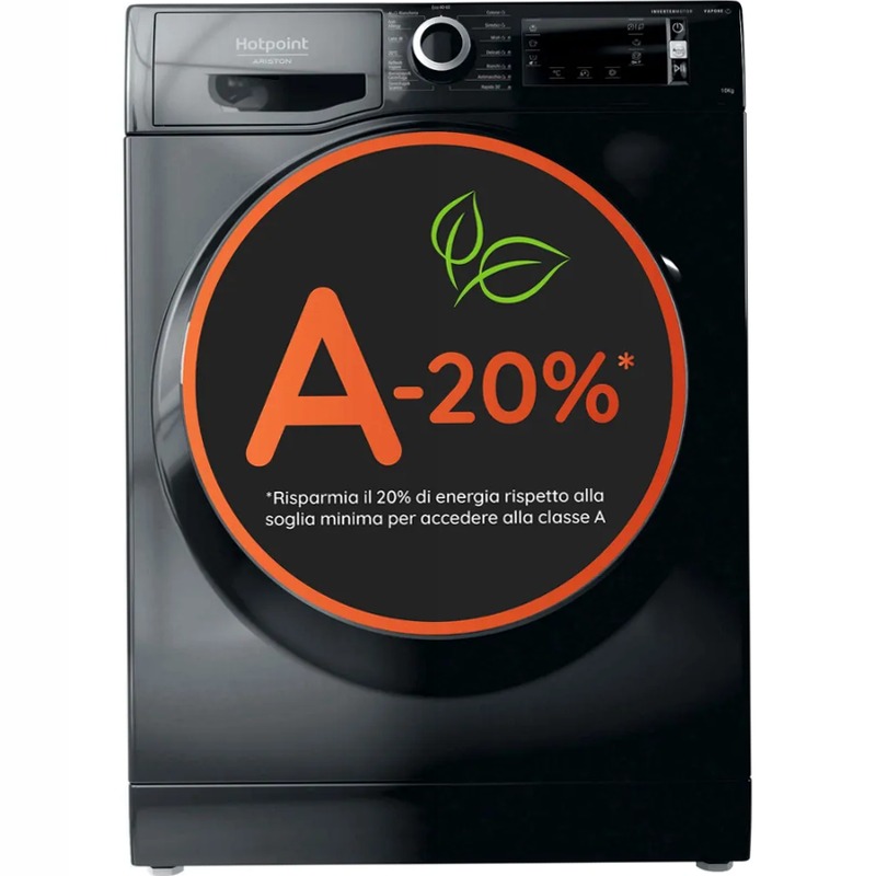 Lavatrice Hotpoint Ariston NBT 108 BLACK IT Nero Libera