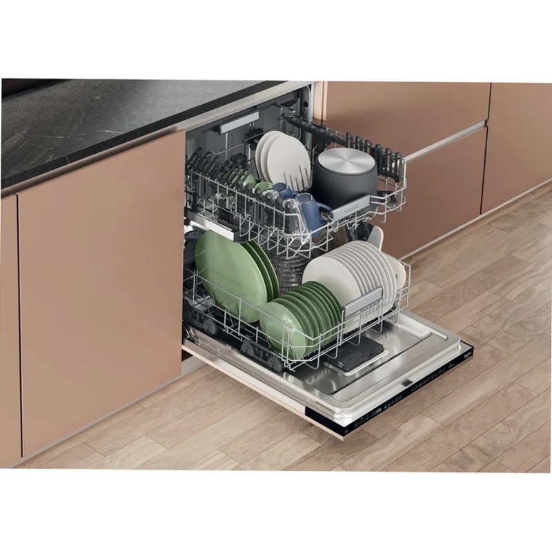 Lavastoviglie da incasso Hotpoint Ariston H7I HP40 L C 15 Nero