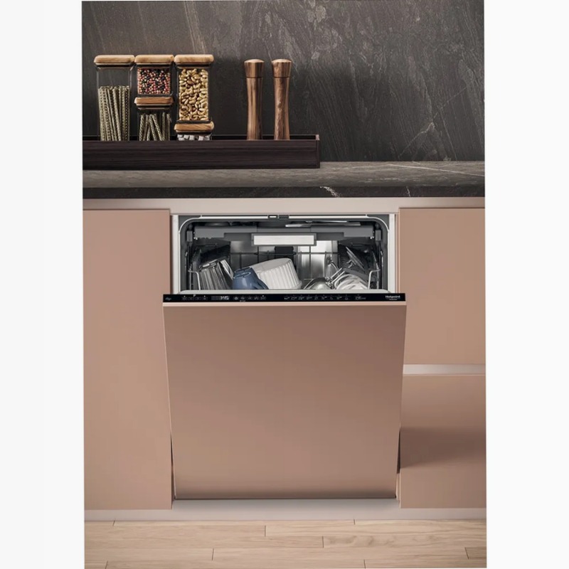 Lavastoviglie da incasso Hotpoint Ariston H7I HP40 L C 15 Nero