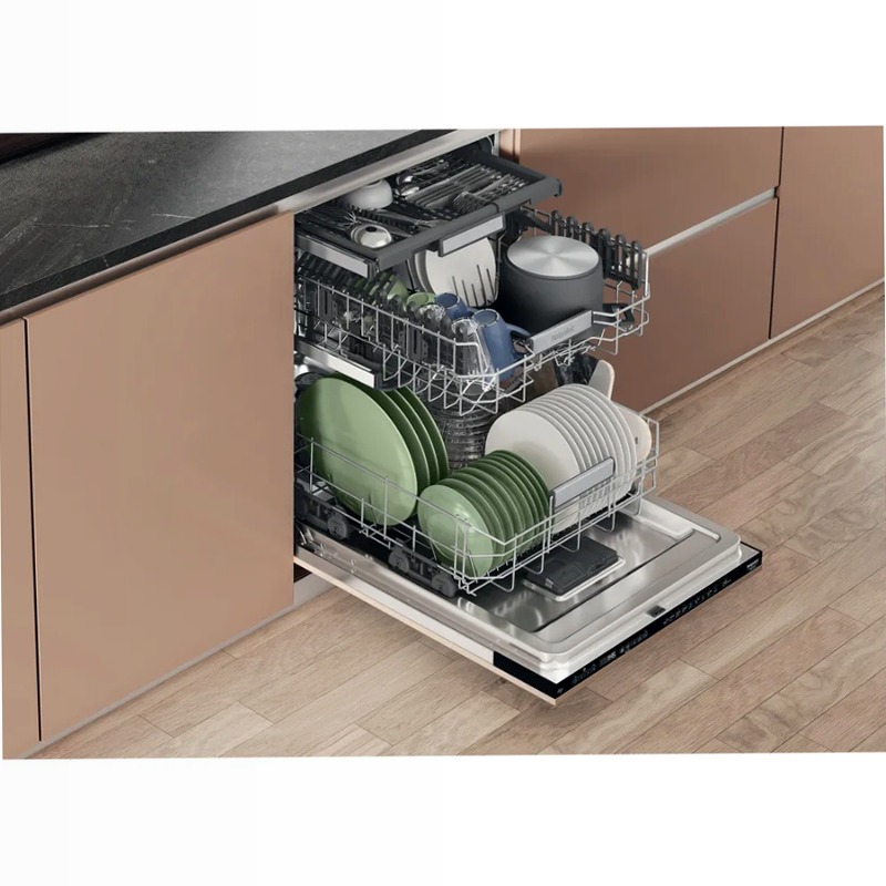 Lavastoviglie da incasso Hotpoint Ariston H7I HP40 L C 15 Nero