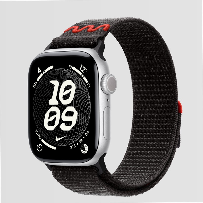 Apple Watch Series 11 - 42mm Argento con Nike Sport Loop