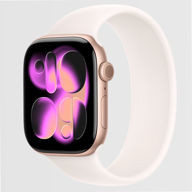 Apple Watch Series 11 - Cassa 46 mm Alluminio Oro Rosa watchOS