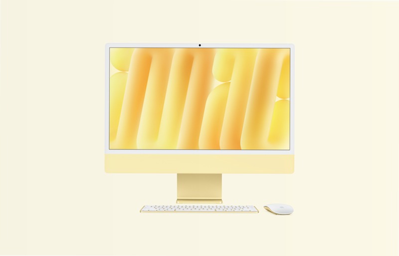 iMac 24 Pollici Giallo: Prodotto Ideale per il Lavoro e la Creatività 32 2TB