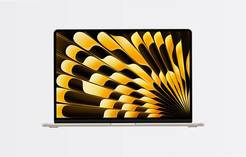 MacBook Air, 15 pollici, chip M5, CPU 10‑core, GPU 10-core, Galassia, 32GB di memoria, 512GB di archiviazione