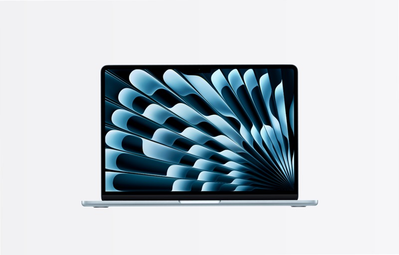 MacBook Air, 13", chip M5, CPU 10‑core, GPU 10-core, Celeste, 16GB di memoria, 4TB di archiviazione