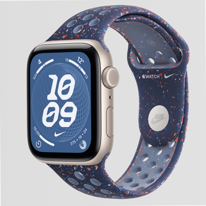 Apple Watch SE 3 - 44mm Alluminio Galassia + Cinturino Nike watchOS