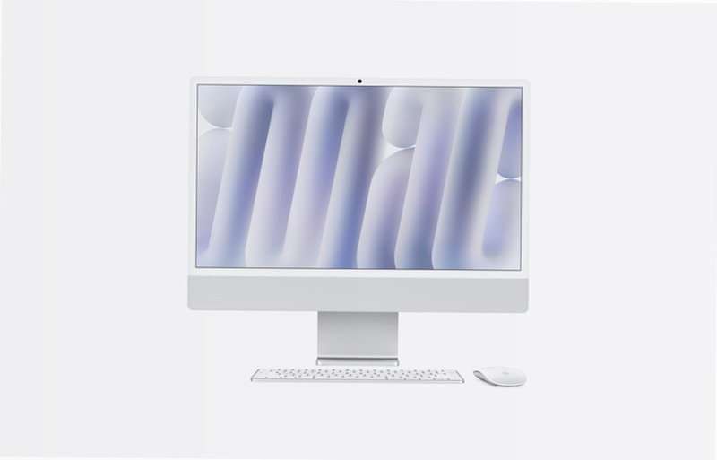 iMac 24 Pollici Argento: Potenza e Stile 32 512GB Mac OS