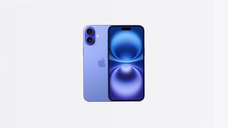 iPhone 16 e 16 Plus - Specifiche Tecniche 16GB 16GB Blu
