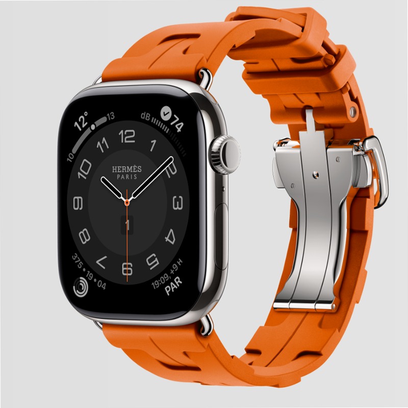 Apple Watch Hermès Series 11 watchOS Arancione