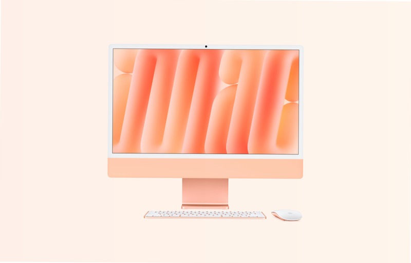 iMac 24 Pollici Arancione: Prodotto Ideale per la Tua Ufficio 32