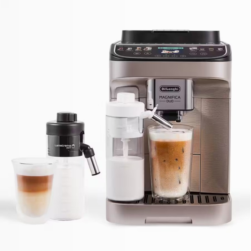 Macchina Automatica per Caffè Magnifica Duo ECAM332.80.SXB Argento 15bar Chicchi