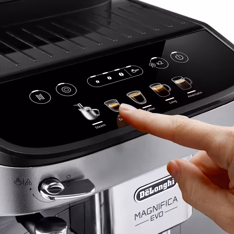 Macchina automatica per caffè Magnifica Evo ECAM292.33.SB Argento 15bar Chicchi