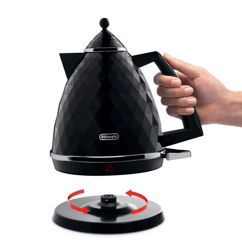 Bollitore Brillante KBJ2001.BK - De'Longhi Nero