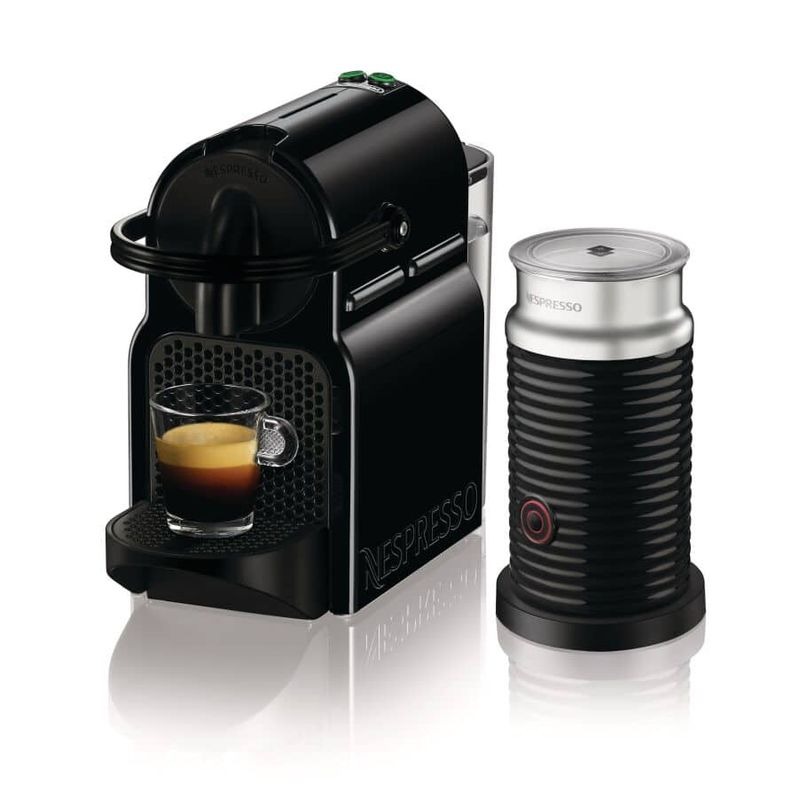 Inissia EN80.BAE - Caffè veloce e perfetto Nero 19bar