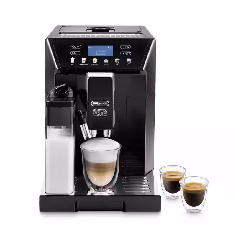 Macchina Automatica per Caffè Eletta Cappuccino Evo ECAM46.860.B Nero 15bar Chicchi
