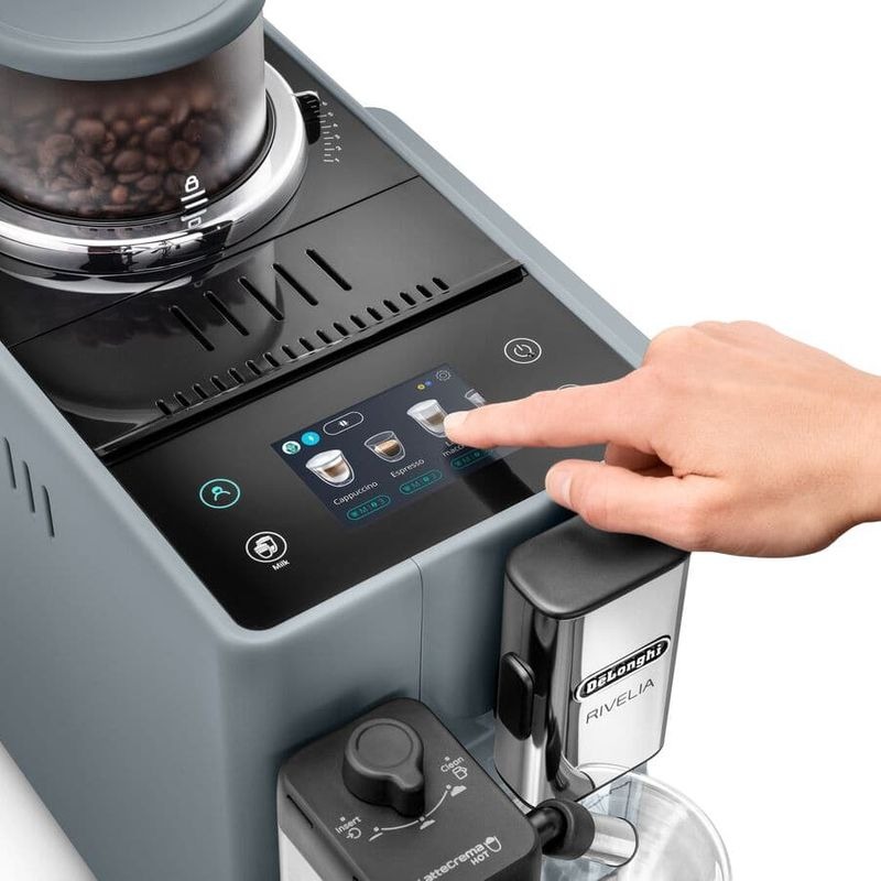 Macchina automatica per caffè Rivelia EXAM440.55.G Grigio 19bar Chicchi